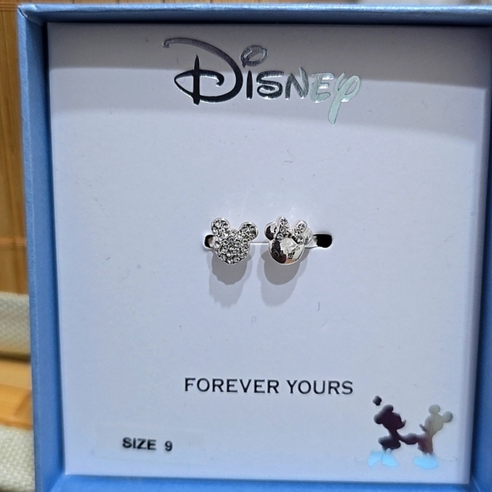 Disney Minnie & Mickey Mouse Forever Yours Adjustable Ring 💍